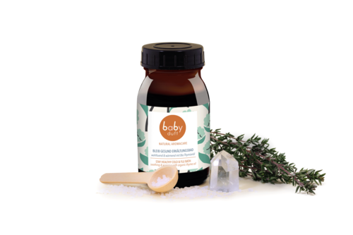 Erkältungsbad für Babys & Kinder – Thymian & Lavendel Badezusatz (150g) 🌿